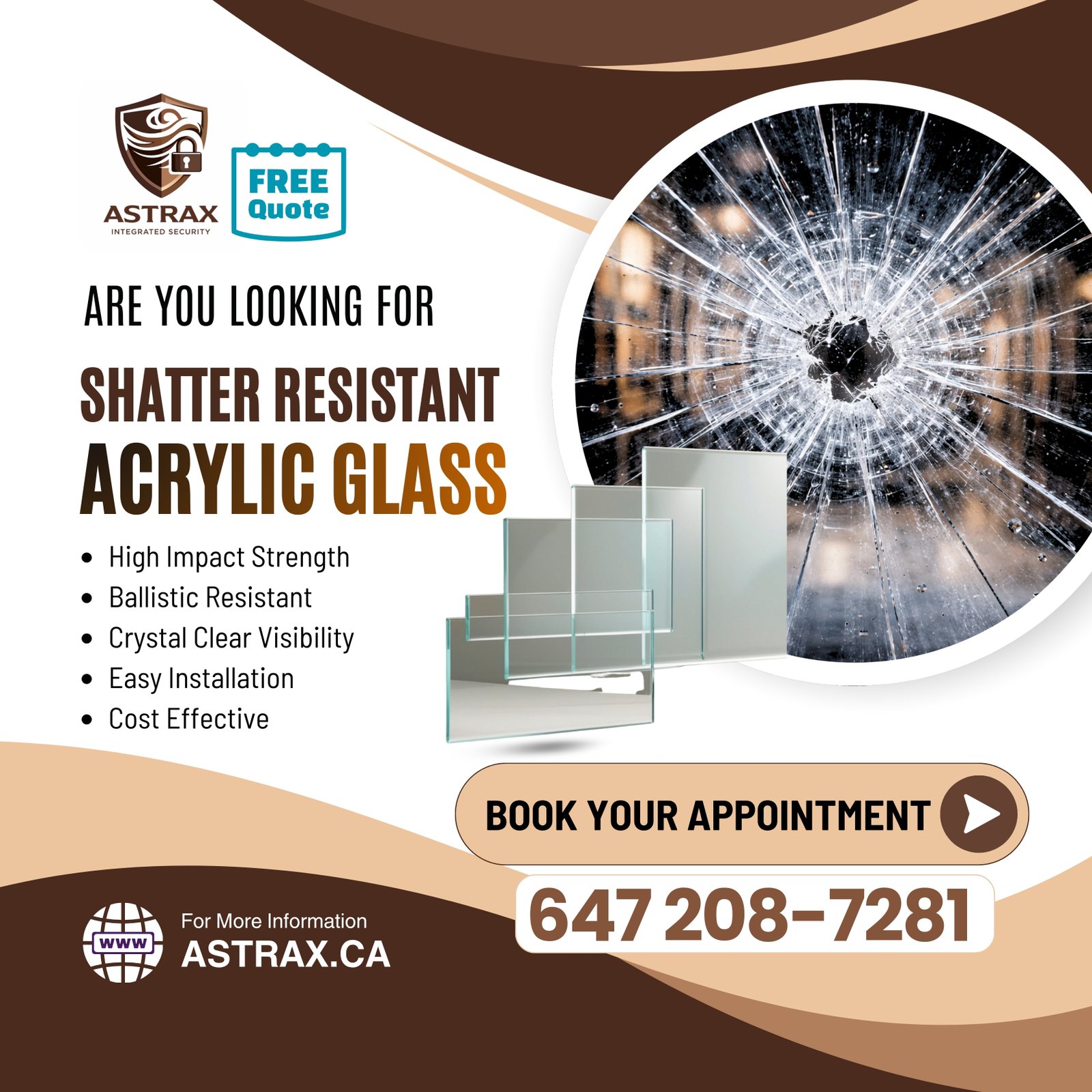 Shatter Resistant Acrylic Glass